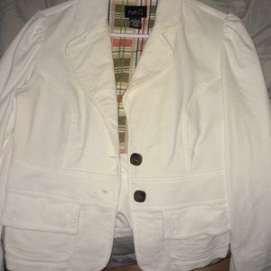 cream colored fall jacket